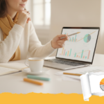 Data analyst e colleghi che collaborano su una dashboard dati, rappresentazione dei ruoli nelle professioni dei dati.