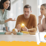 Professionista che adatta la comunicazione dei dati per settori diversi, con grafici e KPI specifici per ogni industry nel data storytelling.