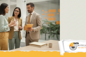 professionista che trasforma un grafico Excel caotico in un grafico pulito e leggibile, grafici Excel efficaci