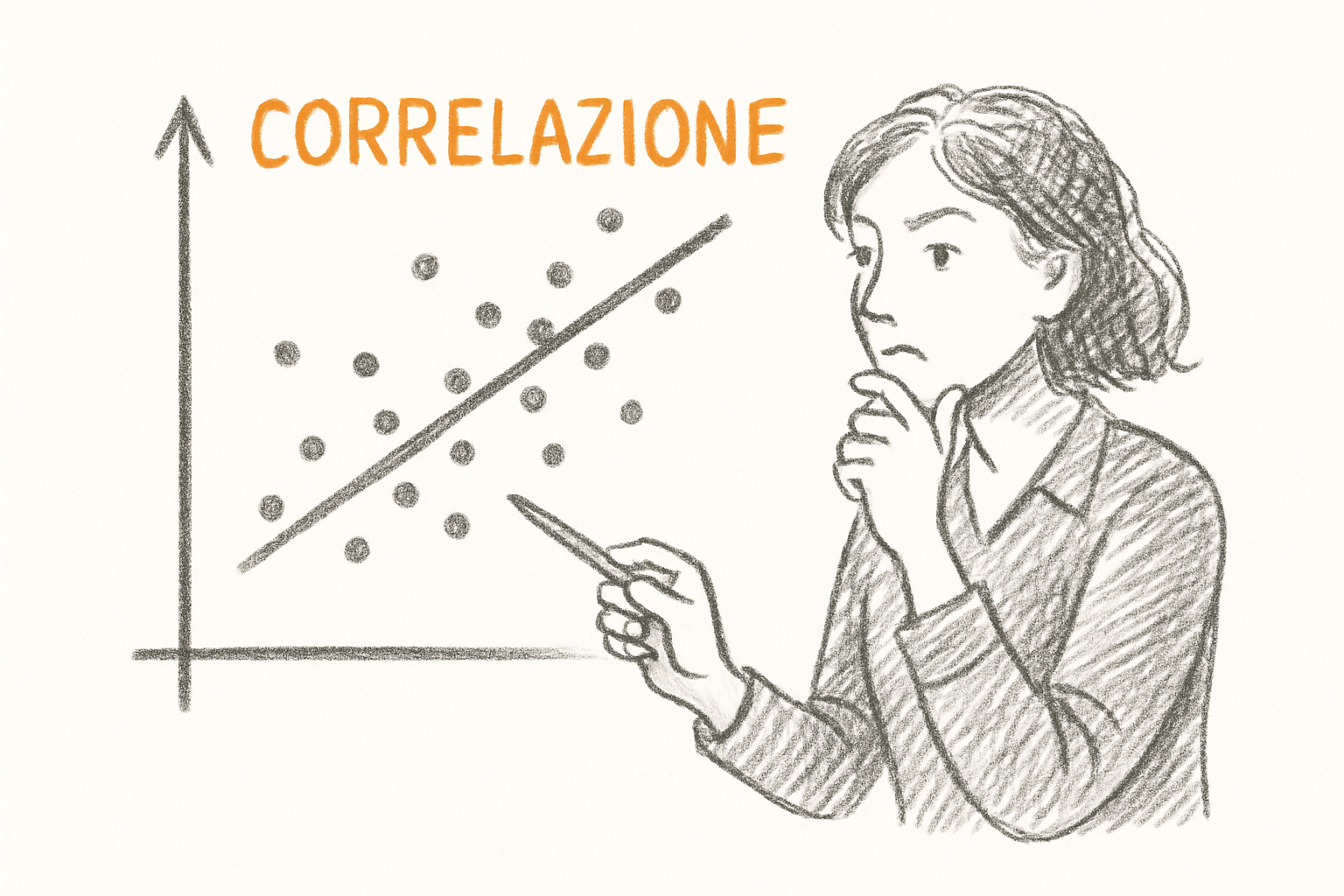 Tipi di grafici per correlazione: scatter plot e grafico a bolle per visualizzare relazioni tra variabili quantitative.