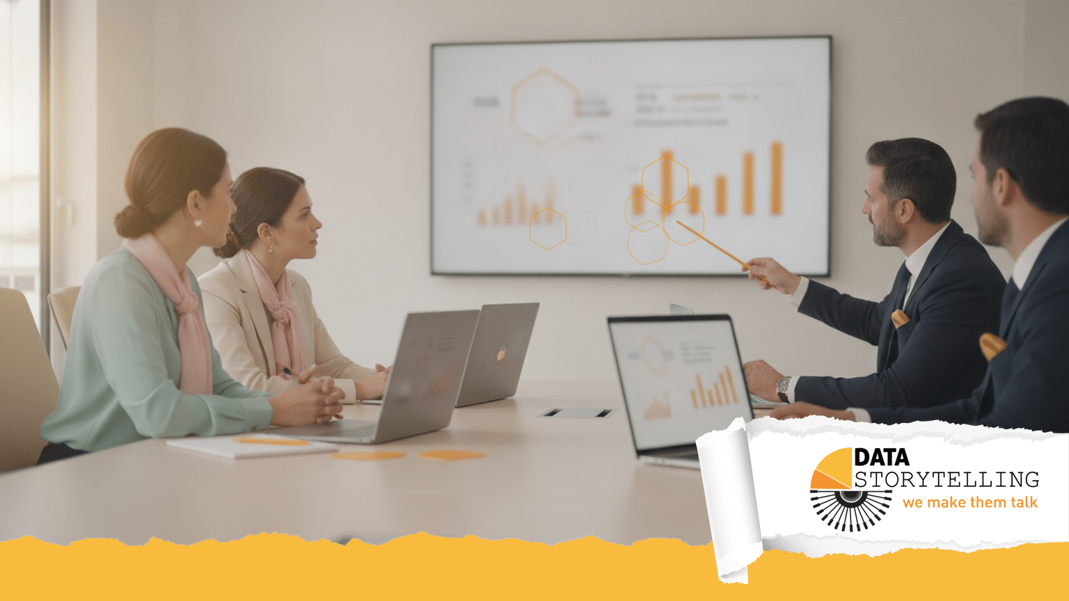 Principi delle leggi della Gestalt applicati a grafici e dashboard per la data visualization, con elementi raggruppati per prossimità e colore.