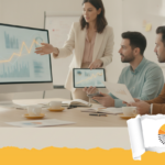 Professionista che esplora una dashboard di data visualization con Tableau, strumento per analisi visuale dei dati.